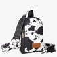 PRE ORDER Wrangler Cow Print Wallet + Sling Bag Pack - The Western Boho Co