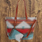 Aztec Tote Bag W/Clutch - The Western Boho Co