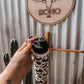 Cow Print Insulated Drink Bottle - The Western Boho Co