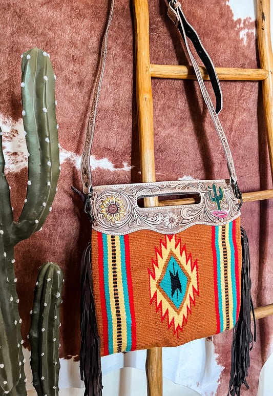 Saddle Blanket Crossbody Bag - The Western Boho Co