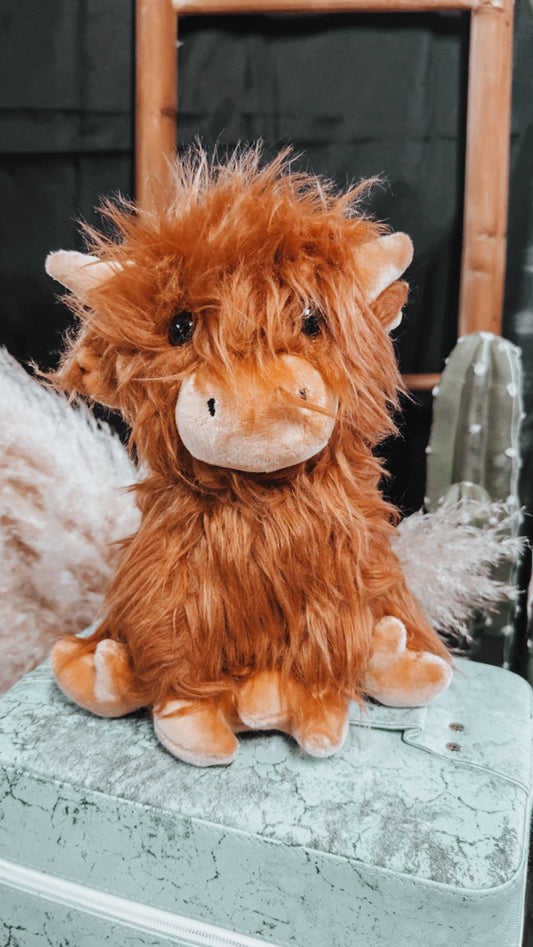 Highland Plush Cow - The Western Boho Co