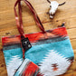 Aztec Tote Bag W/Clutch - The Western Boho Co