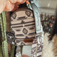 New Wrangler Southwestern Print Canvas Crossbody/Sling/Chest Bag - The Western Boho Co