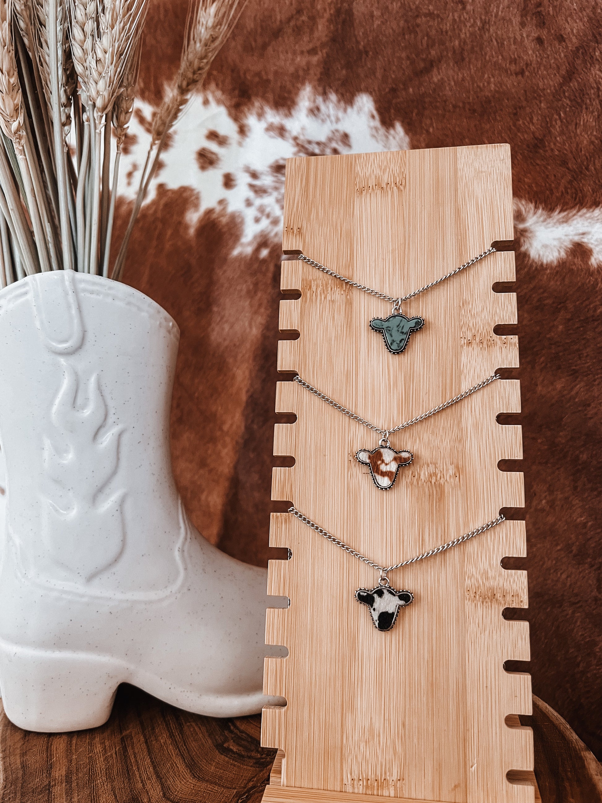 Cow Necklace - The Western Boho Co