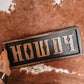 Howdy Hardwood Timber Sign - The Western Boho Co