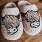 Highland Cow Slippers - The Western Boho Co