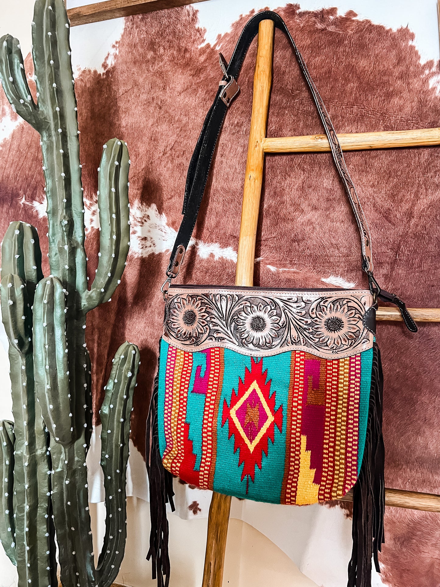 Saddle Blanket Crossbody Bag - The Western Boho Co