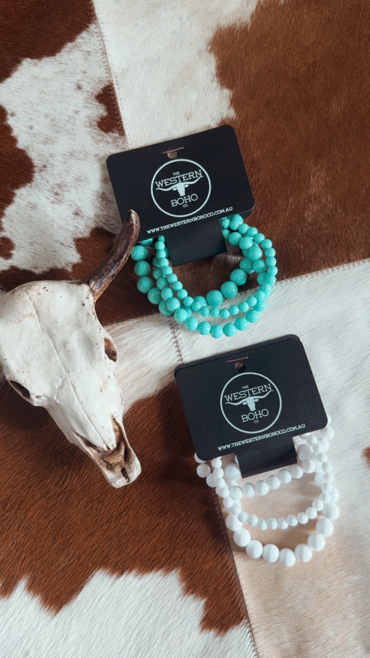 Beaded Stretch Bracelets 3 Pack - The Western Boho Co