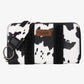 PRE ORDER Wrangler Cow Print Wallet + Sling Bag Pack - The Western Boho Co