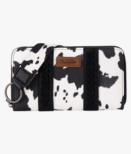 PRE ORDER Wrangler Cow Print Wallet - The Western Boho Co