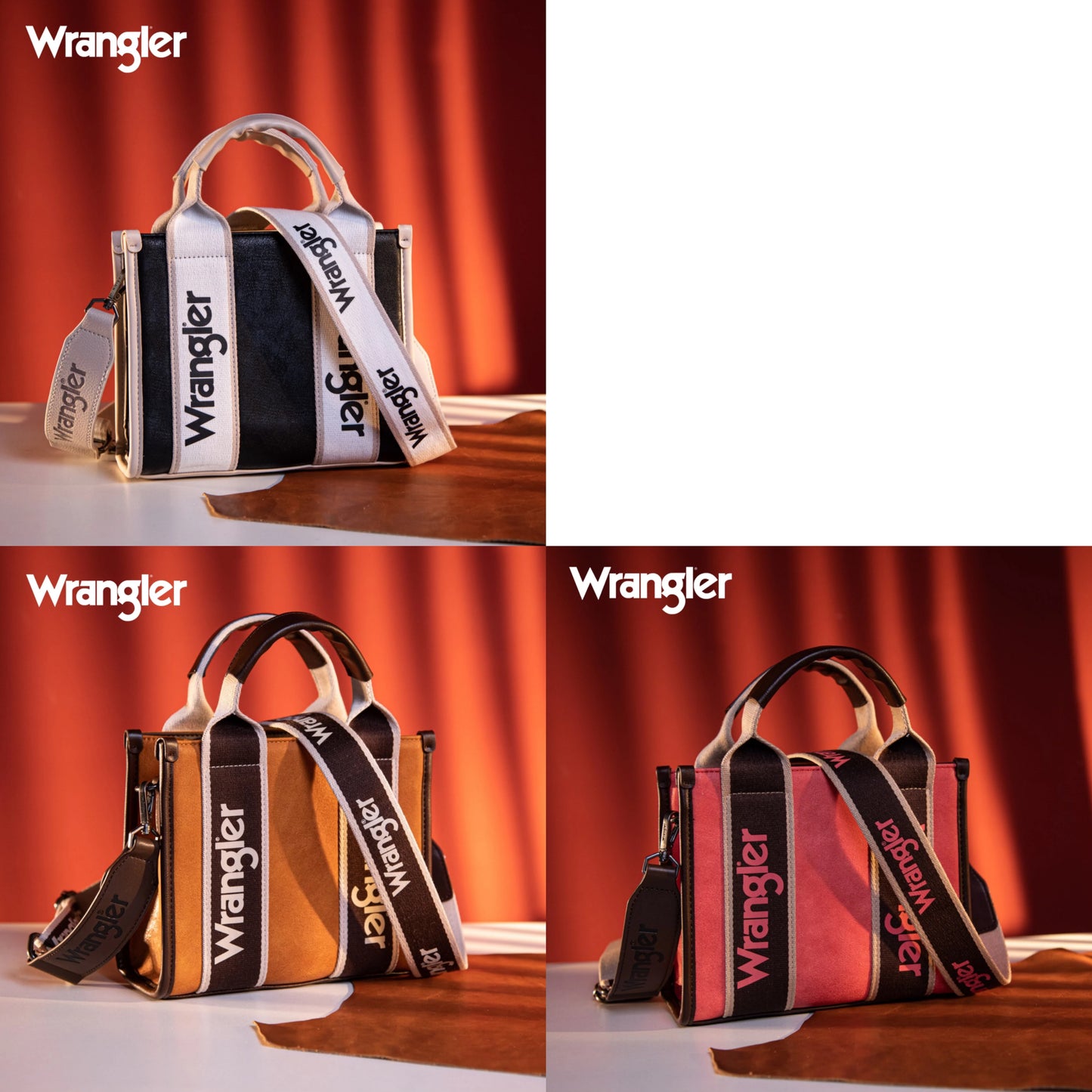 New Wrangler Colourblock Tote/Crossbody - The Western Boho Co