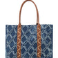 PRE ORDER Denim Wrangler Southwestern Large Tote - The Western Boho Co