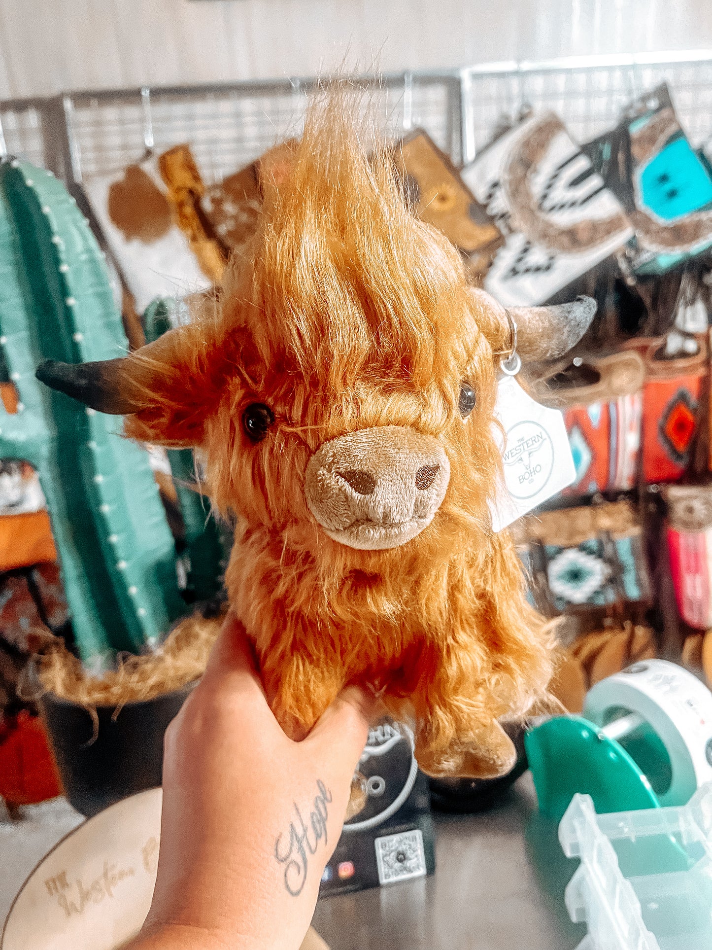 Plush Longhorn Cow - The Western Boho Co