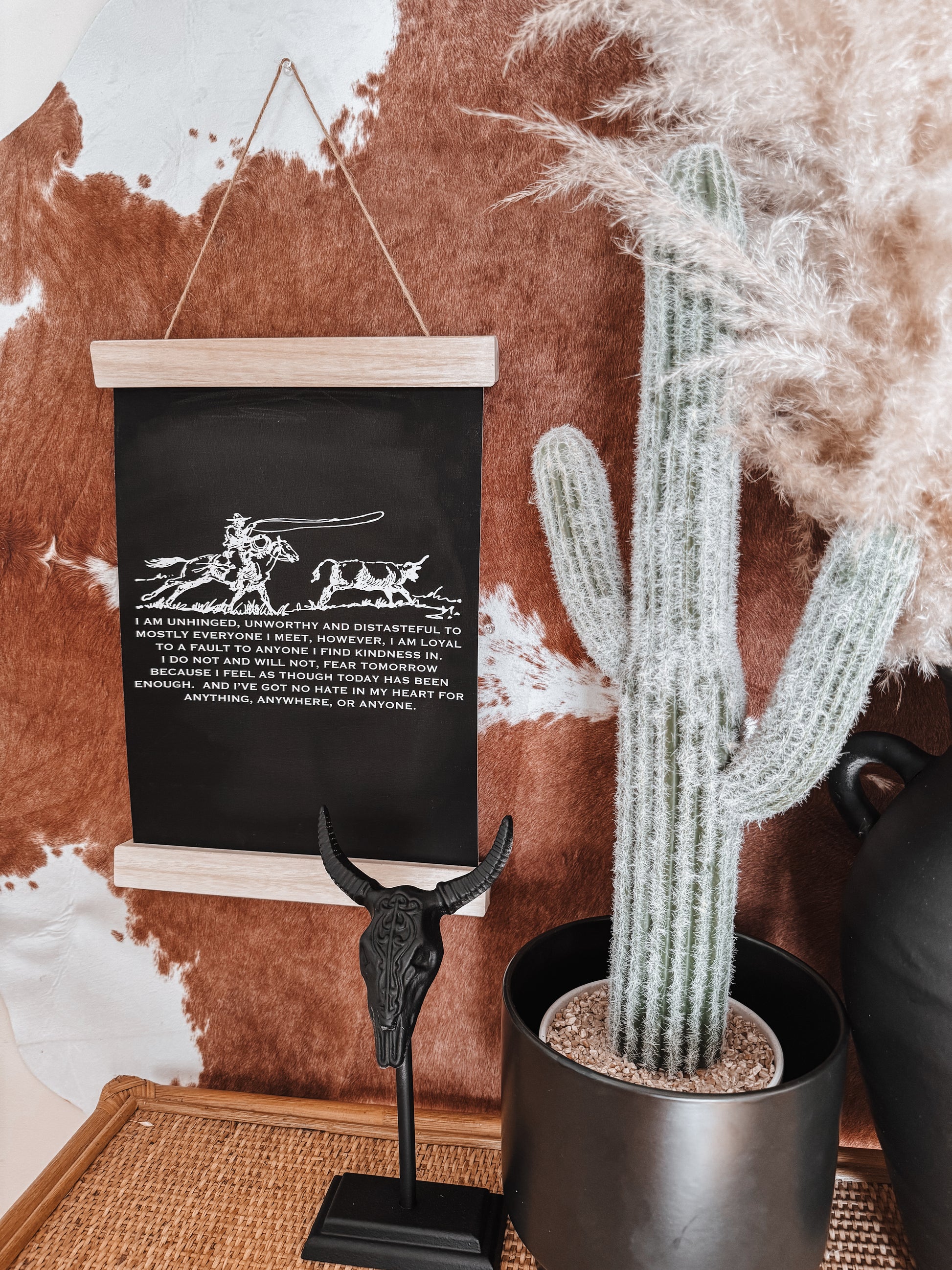 Hanging Canvas Frame - The Western Boho Co