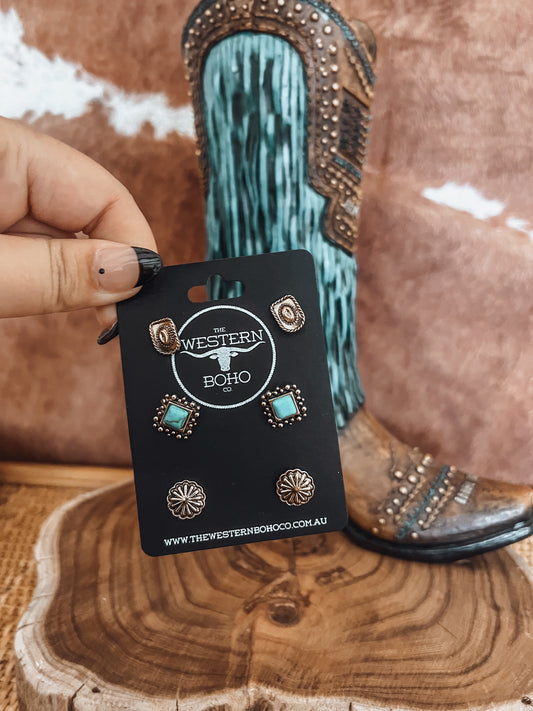 Western Earring Set - The Western Boho Co