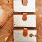 Tan + Cowhide Compartment Wallet - The Western Boho Co