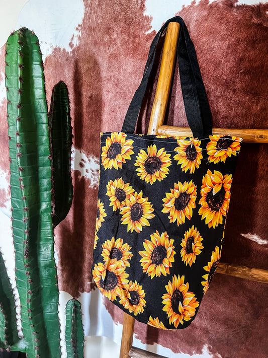 Sunflower Tote Bag - The Western Boho Co