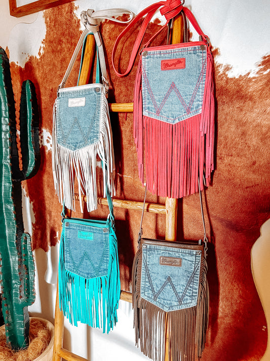 Wrangler Denim Pocket Crossbody - The Western Boho Co