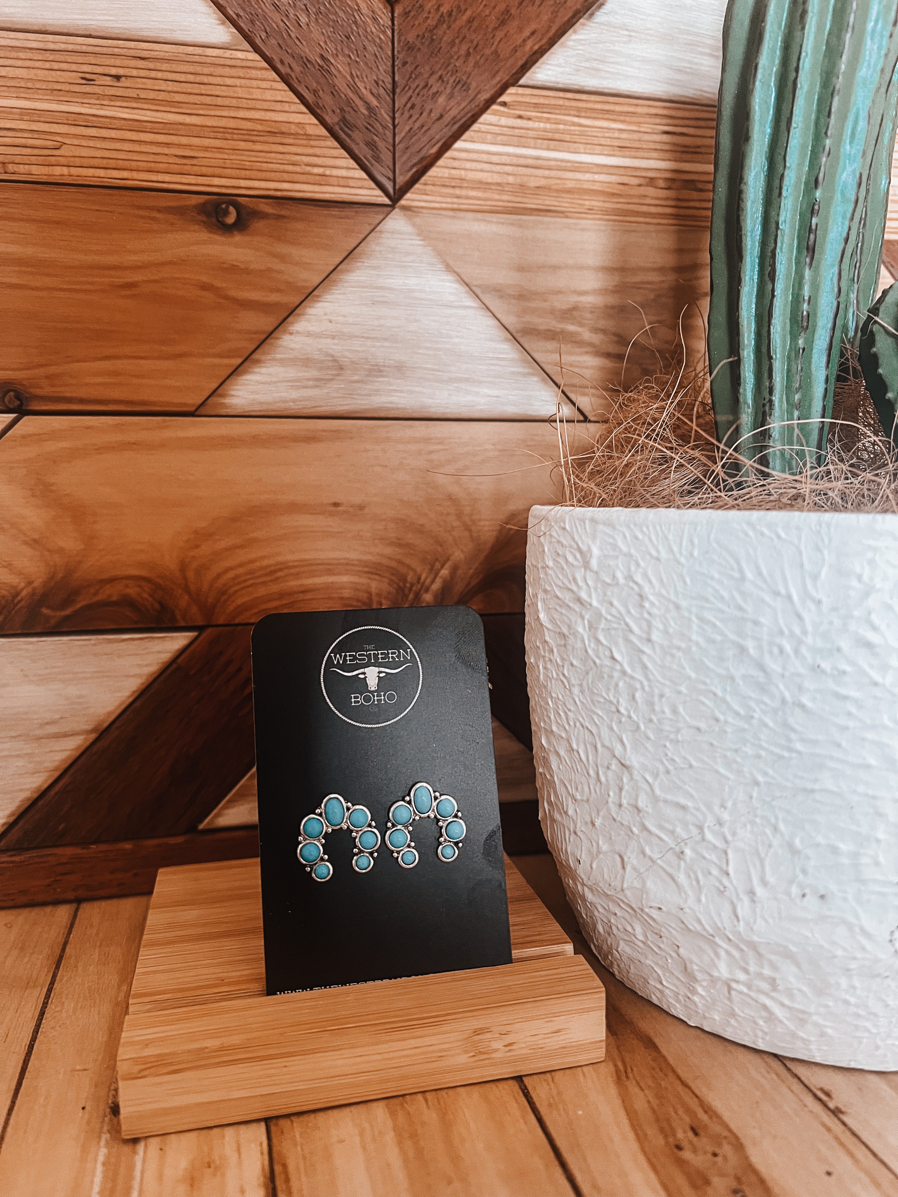 Concho stud outlet earrings