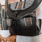 Tooled Aztec Backpack - The Western Boho Co