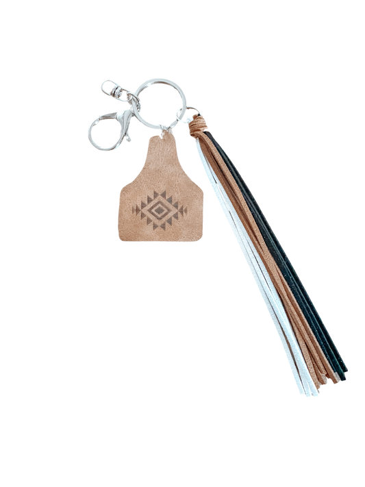 Aztec Tassel Keyring - That Rattan Shop