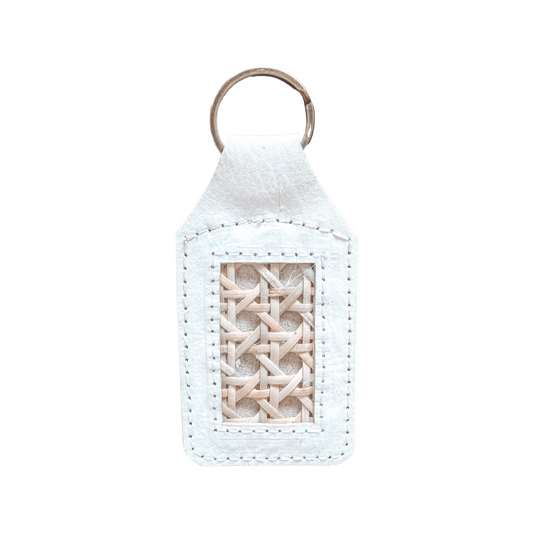 Darci Keyring White - That Rattan Pop